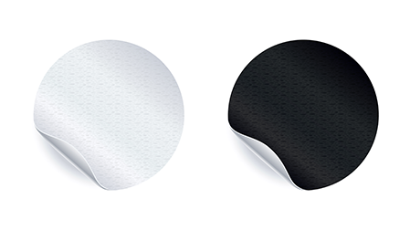 Temporary stick-on patch backing for quick application and removal.