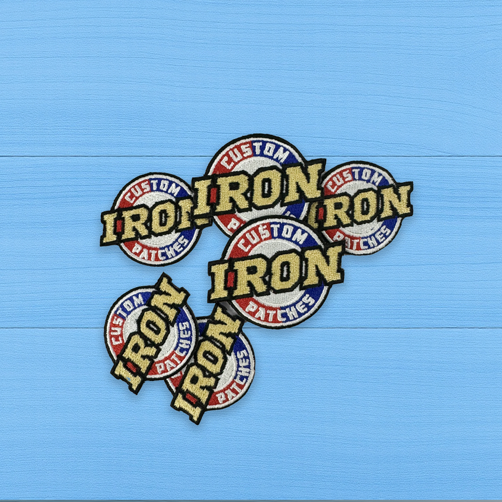 High-Quality Custom Iron Patches with Bold Colors and Sharp Embroidery.