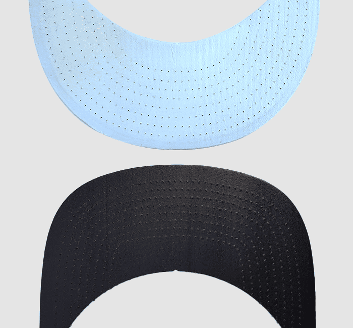 Custom visors hats with high-quality embroidery design.