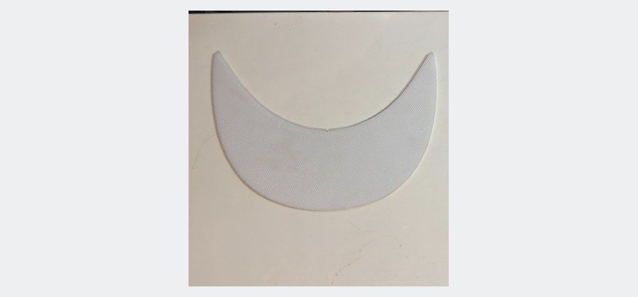 Straight rounded brim