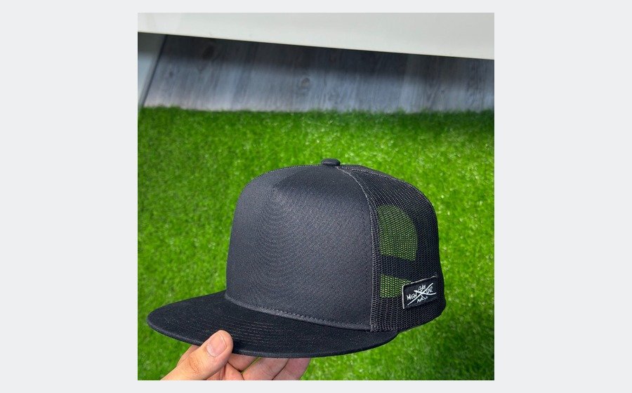 5 Panel Trucker — Straight Rounded